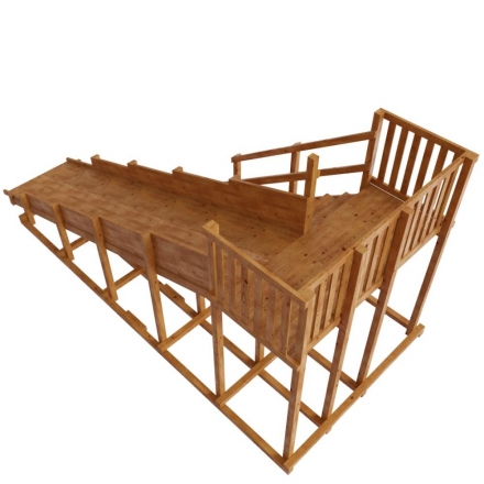 Детская горка &quot;Норильск&quot; покрытие масло, фото 4