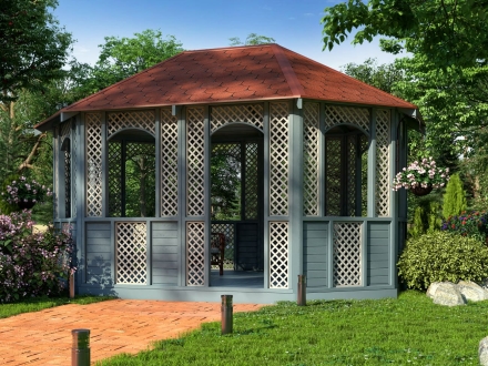 Овальная беседка ГРАНТ, фото 1