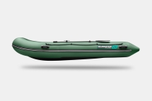 GLADIATOR B 370 LIGHT B Зеленый моторная лодка ПВХ Фанерный пайол