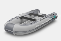Gladiator RIB 420 AL Светло-темносерый моторная лодка ПВХ Жесткое дно (морской алюминий), киль