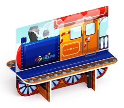 Паровозик - Скамейка детская - МФ 41.03.06, фото 3 Паровозик - Скамейка детская - МФ 41.03.06, фото 3