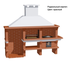 Печь Аристократ 832 Прямоугольный кирпич микс коричневого с желтым, фото 11