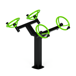 Рули (положение сидя) зеленый - Уличный тренажер - СТ 102-12, фото 3