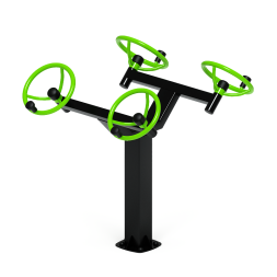 Рули (положение сидя) зеленый - Уличный тренажер - СТ 102-12, фото 2