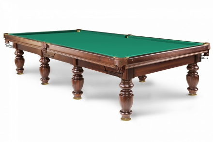 Бильярдный стол - Омега 10 Футов, Русская пирамида, Сланец Orero 25 мм, лузы с сеткой, фото 2