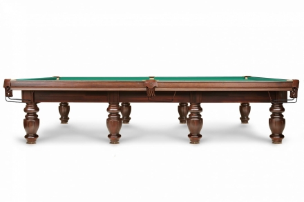 Бильярдный стол - Омега 10 Футов, Русская пирамида, Сланец Orero 25 мм, лузы с сеткой, фото 4