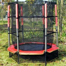 Батут с защитной сеткой Diamond Fitness 4,5 ft (диаметр 140 см), фото 2