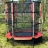 Батут с защитной сеткой Diamond Fitness 4,5 ft (диаметр 140 см)