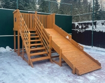 Зимняя горка Snow Fox (скат 4 м)