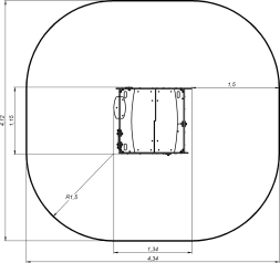 Домик ДС001 для детской игровой площадки, фото 6