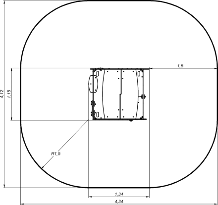 Домик ДС001 для детской игровой площадки, фото 6