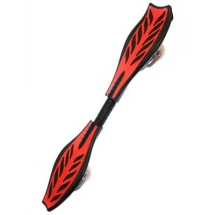 Вэйвборд красный двухколесный скейт-роллерсерф