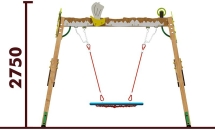 Качели-гнездо Кораблик 04805 для детской площадки