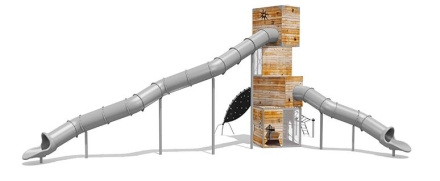 Игровой комплекс Эко Кубус VST 4501/1 для детской площадки, фото 2