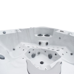 Гидромассажный бассейн IQUE Dreamline-II 2200-II-DD-BPM (WiFi+MICROSILK) (220х220х96 см), Brushedwalnut, фото 4