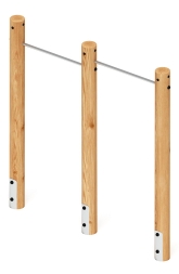 Турник взрослый двойной (лиственница) СО 2.20.09-Л.И1, фото 4