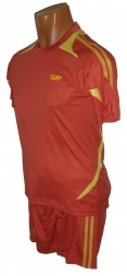 Форма футбол 3129 CLIFF красная 4XL