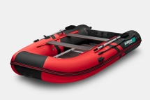 GLADIATOR B 370 LIGHT B Красно-черный моторная лодка ПВХ Фанерный пайол