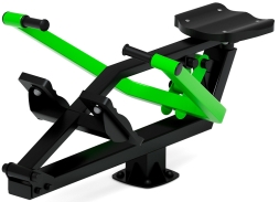 Гребля (зеленый) - Уличный тренажер - СТ 008-12.П, фото 2