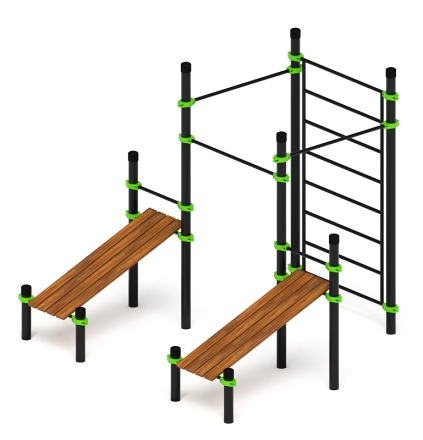 Воркаут 108 зеленый ВТ 12.16-02, фото 2