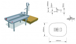 Детская площадка для игр с песком и водой Два озера, фото 2