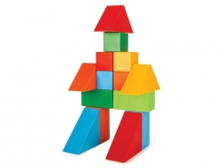 Набор из 30 геометрических фигур Pilsan Big Geometric Shapes (03-235-T), фото 4