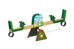 Качели-балансир Зайка КБ-30.2 для игровой площадки