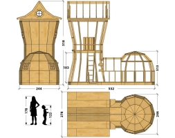 Игровой домик TORUDA WOOD Сапог Гулливера, фото 3 Игровой домик TORUDA WOOD Сапог Гулливера, фото 3