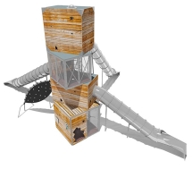 Игровой комплекс Эко Кубус VST 4501 для детской площадки Игровой комплекс Эко Кубус VST 4501 для детской площадки