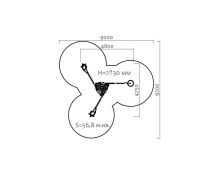 Спортивный комплекс 09205 для спортивной площадки Спортивный комплекс 09205 для спортивной площадки