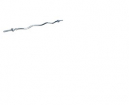 Гриф с гайками хромированный (d 26 мм.) W-образный 120 см﻿, фото 3