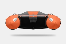 GLADIATOR B 370 LIGHT B Оранжево-темносерый моторная лодка ПВХ Фанерный пайол