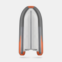 Gladiator RIB 420 AL Оранжево-темносерый моторная лодка ПВХ Жесткое дно (морской алюминий), киль