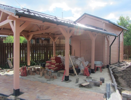 Навес для машин и гараж ШАТО Премиум комплектация, фото 4