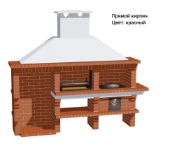 Печь Аристократ 832 Прямоугольный кирпич желтый, фото 14