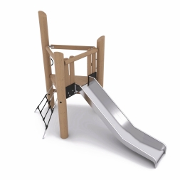 Комплекс для лазания Вышка пожарного с горкой мини, фото 2 Комплекс для лазания Вышка пожарного с горкой мини, фото 2