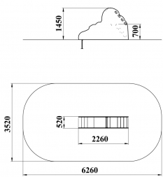 ДИО 5.17 Горка Н= 700 мм, фото 2