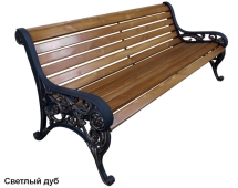 Скамейка парковая Ренессанс, Сосна 1,2 м