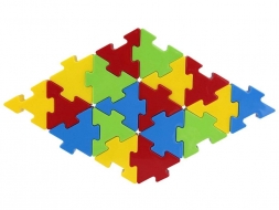 Конструктор из 128 деталей Pilsan Funny Blocks (03-236), фото 3