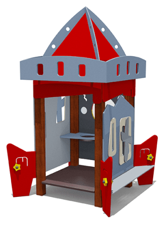 Игровой домик ВСТ 4101 для детской площадки, фото 2