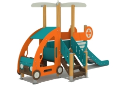Игровой комплекс ДГ Вертолёт от 3 лет для детской площадки