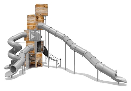 Игровой комплекс Эко Кубус VST 4500/1 для детской площадки, фото 2