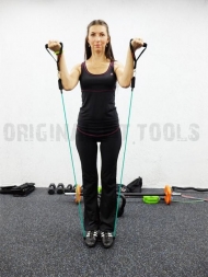 Эспандер трубчатый TOTAL BODY (латекс) красный 6,8 кг, фото 18