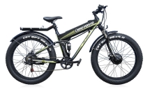 Велогибрид UBERBIKE FAT 48V 1000W BLACK