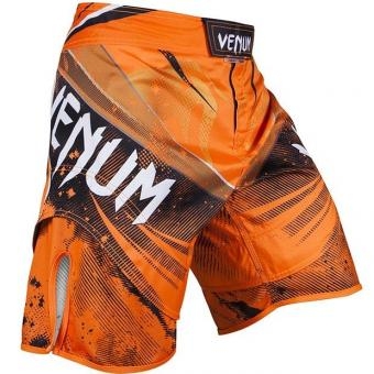 Шорты ММА Venum &quot;Galactic&quot; Fightshorts Neo Orange, фото 1