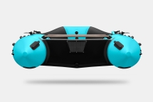 GLADIATOR B 370 LIGHT B Черно-бирюзовый моторная лодка ПВХ Фанерный пайол