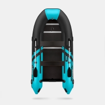GLADIATOR B 370 LIGHT B Черно-бирюзовый моторная лодка ПВХ Фанерный пайол