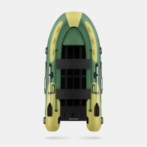 Gladiator RIB 420 AL Зелено-оливковый моторная лодка ПВХ Жесткое дно (морской алюминий), киль
