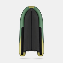 Gladiator RIB 420 AL Зелено-оливковый моторная лодка ПВХ Жесткое дно (морской алюминий), киль