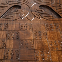 Нарды резные &quot;Звезда&quot; с ручкой, Haleyan